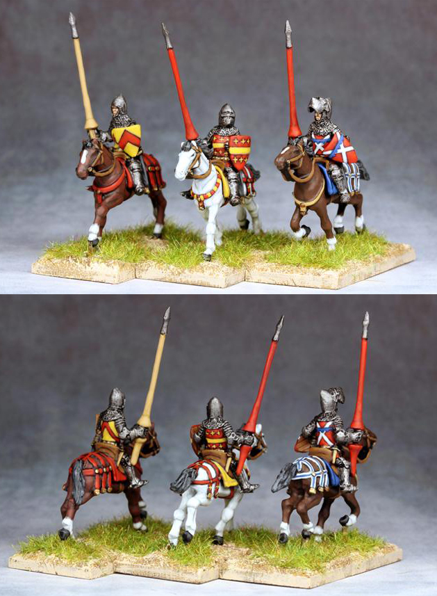 11th Century Knights with lances at up