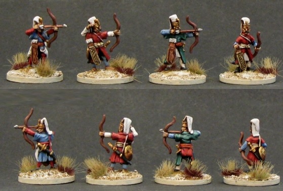 Janissaries in soft plastic !!! Details about   Set of 6 70mm Elastolin Turks 