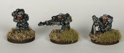 15mm Sci-fi Miniatures by Boon Town Metals Space Dwarves 