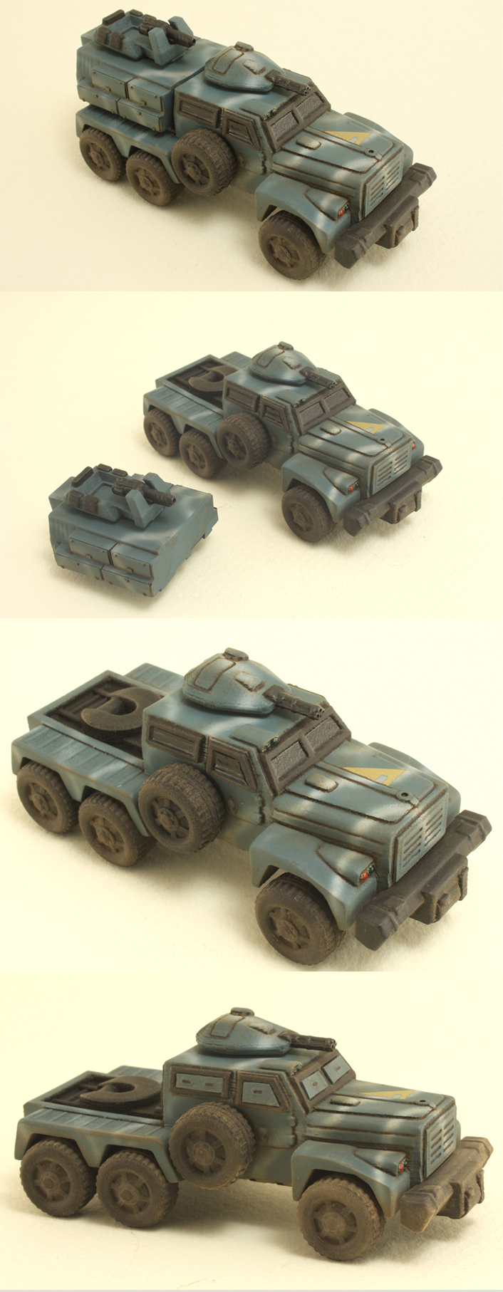 15mm Sci-Fi Resin Vehicles-Chargers-Wheeled-Hover-Tracked-Unpainted Resin Kits 